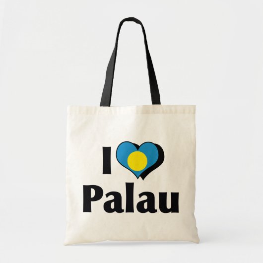 I Liebe Palau Flag Tragetasche (Vorne)