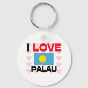 I Liebe Palau Schlüsselanhänger
