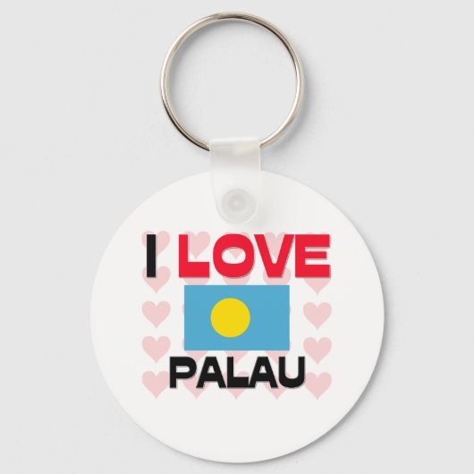 I Liebe Palau Schlüsselanhänger (Vorderseite)