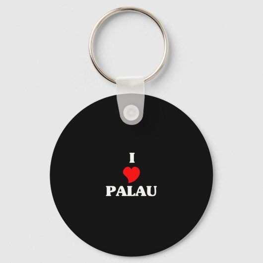 I Liebe Palau Schlüsselanhänger (Vorderseite)
