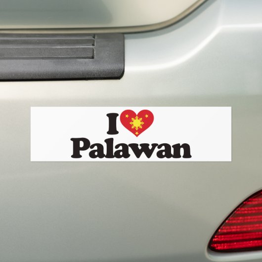 I Liebe Palawan Autoaufkleber (Auf Auto)