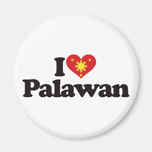 I Liebe Palawan Magnet (Vorne)