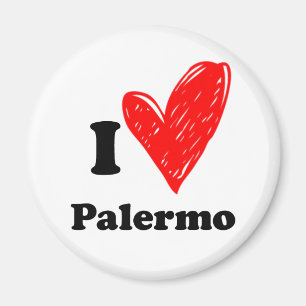 I Liebe Palermo Magnet