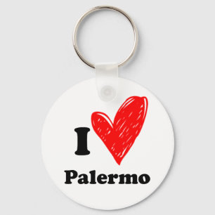 I Liebe Palermo Schlüsselanhänger