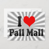 I Liebe Pall Mall Postkarte (Vorne/Hinten)