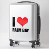 I Liebe Palm Bay Aufkleber (Koffer)