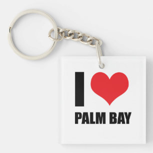 I Liebe Palm Bay Schlüsselanhänger