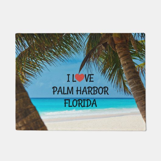 I Liebe Palm Harbour, Florida Fußmatte (Vorderseite)