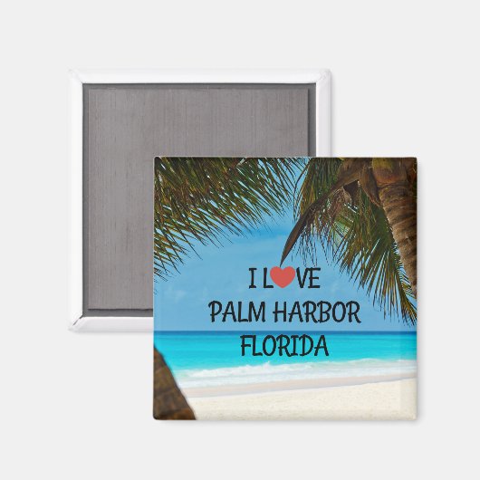 I Liebe Palm Harbour, Florida Magnet (Vorderseite/Rückseite)