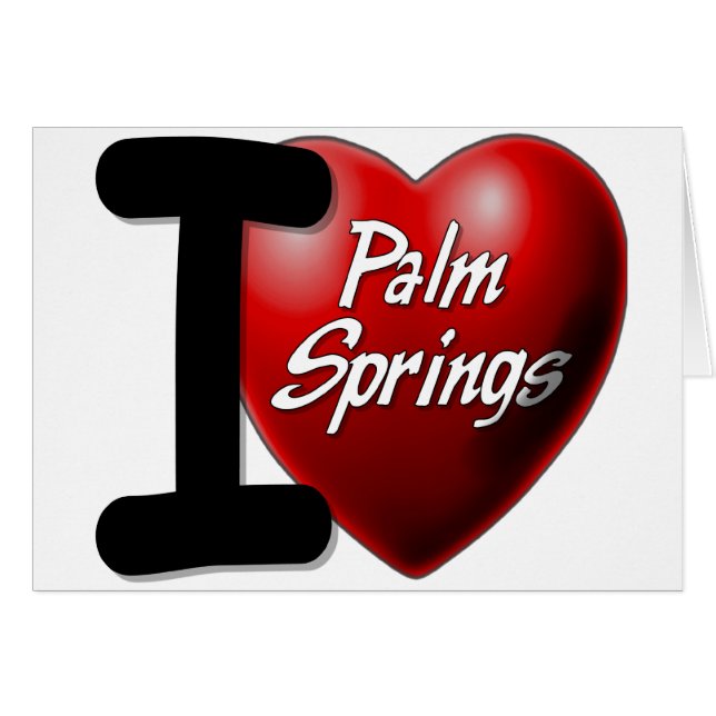 I Liebe Palm Spring (Vorderseite (Horizontal))