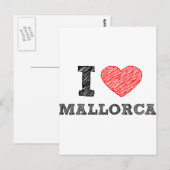 I Liebe Palma de Mallorca Postkarte (Vorne/Hinten)