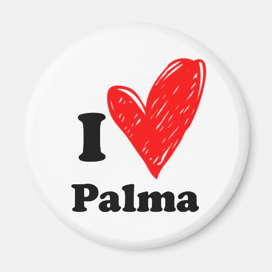 I Liebe Palma Magnet (Vorne)