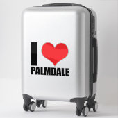I Liebe Palmdale Aufkleber (Koffer)
