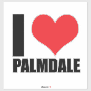 I Liebe Palmdale Aufkleber