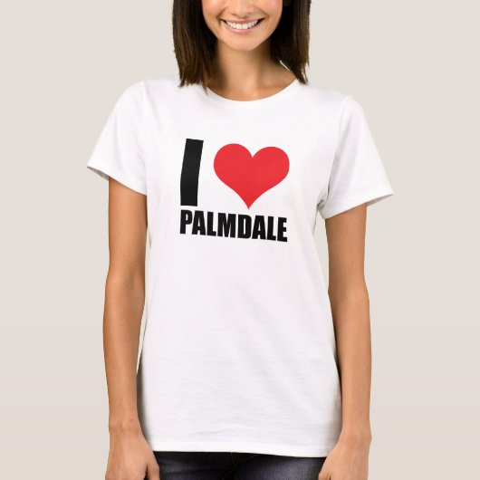 I Liebe Palmdale T-Shirt (Vorderseite)