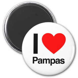 i Liebe Pampas Magnet