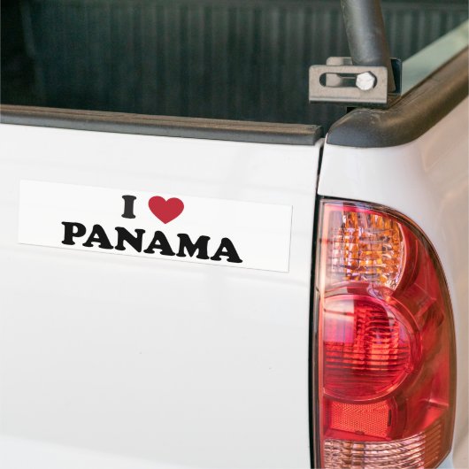 I Liebe Panama Autoaufkleber (Auf Lkw)