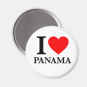 I Liebe Panama Magnet (Vorderseite/Rückseite)