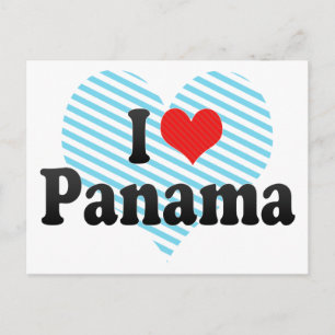 I Liebe Panama Postkarte