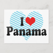 I Liebe Panama Postkarte (Vorderseite)
