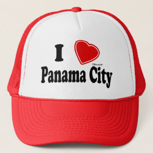I Liebe Panama-Stadt Truckerkappe