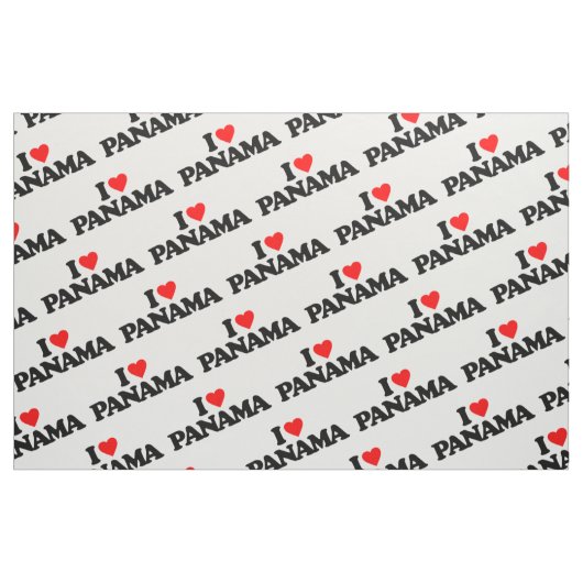 I LIEBE PANAMA STOFF (Fat Quarter (45,7 x 55,9 cm))