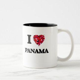 I Liebe Panama Zweifarbige Tasse