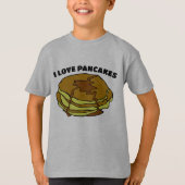 I LIEBE PANCAKES Kinder T - Shirt (Vorderseite)