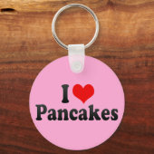 I Liebe Pancakes Schlüsselanhänger (Vorderseite)