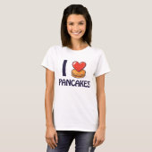 I Liebe Pancakes T - Shirt (Vorne ganz)