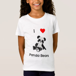 I Liebe-Panda-Bären T-Shirt