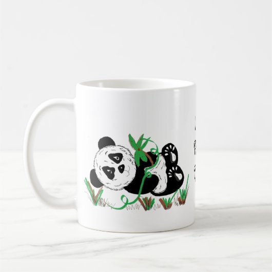 I Liebe Panda Bears Kaffeetasse (Links)