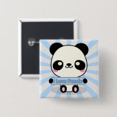 I Liebe-Panda Button (Vorne & Hinten)