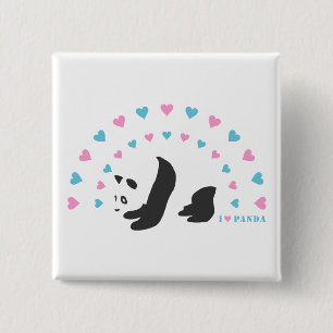 I Liebe Panda Button