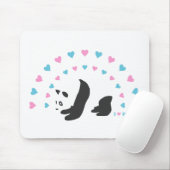 I Liebe Panda Mousepad (Mit Mouse)