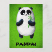 I Liebe Panda Postkarte (Vorderseite)