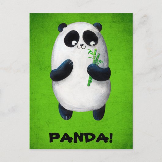 I Liebe Panda Postkarte (Vorderseite)