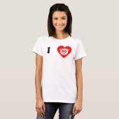 I LIEBE PANDA T-Shirt (Vorne ganz)