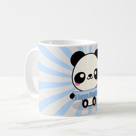 I Liebe-Panda Tasse (Vorderseite Links)