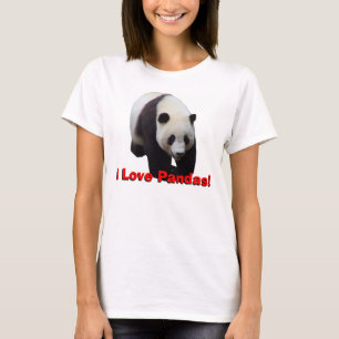 I Liebe-Pandas! Das Baby der riesiger Panda-Frauen T-Shirt