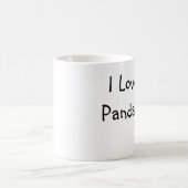 I Liebe-Pandas Kaffeetasse (Mittel)