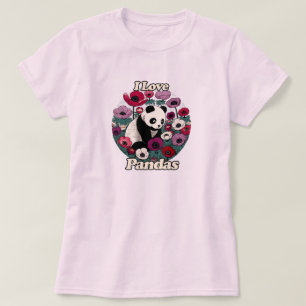 I Liebe Pandas Panda Bear T-Shirt