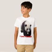 I Liebe-Pandas! Riesiger Panda scherzt Shirt (Vorne ganz)