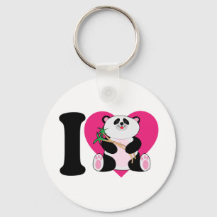 I Liebe-Pandas Schlüsselanhänger