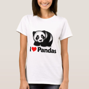 I Liebe-Pandas T-Shirt