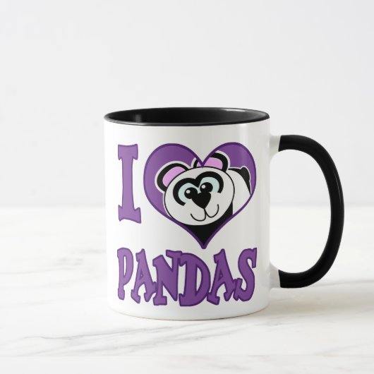 I Liebe Pandas Tasse (Rechts)