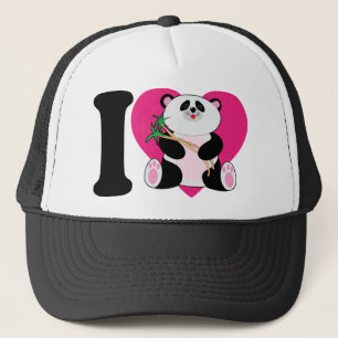 I Liebe-Pandas Truckerkappe