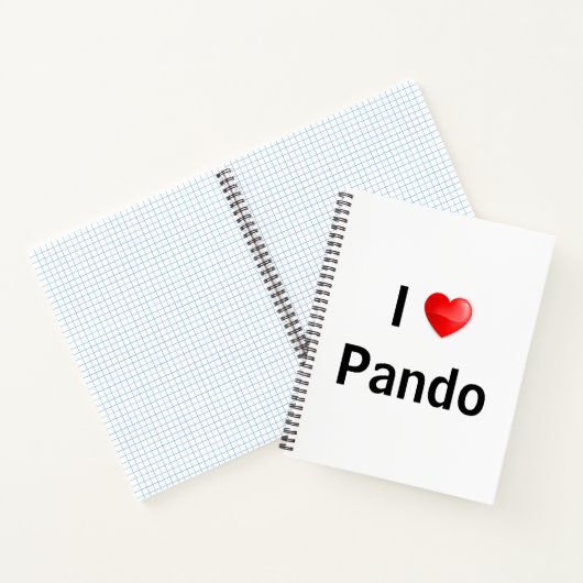 I Liebe Pando Notizblock (Innenseite)