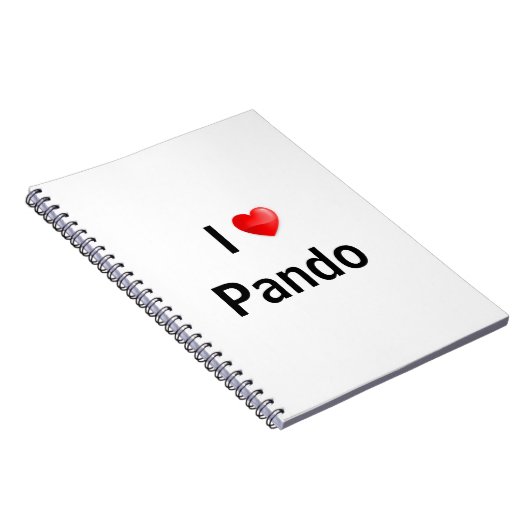 I Liebe Pando Notizblock (Rechte Seite)