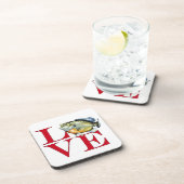 I Liebe Panfish Getränkeuntersetzer (Rechte Seite)